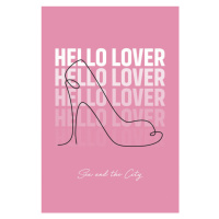 Umělecký tisk Sex and The City - Hello lover, 26.7 × 40 cm