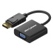 AlzaPower DisplayPort (M) to VGA (F) 0.18m matný černý