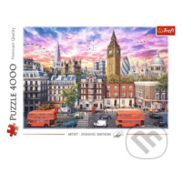 Trefl Puzzle 4000 - Prechádzka po Londýne - puzzle z kategorie Města a stavby