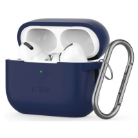 Pouzdro TECH-PROTECT SILICONE HOOK APPLE AIRPODS PRO 1 / 2 NAVY BLUE (5906302313327)