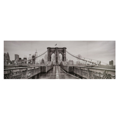 Obraz na plátně Brooklyn Bridge, 150x50 cm Asko