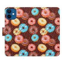 iSaprio flip pouzdro Donuts Pattern pro iPhone 12 mini