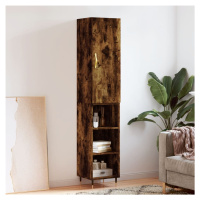 vidaXL Skříň highboard kouřový dub 34,5 x 34 x 180 cm kompozitní dřevo