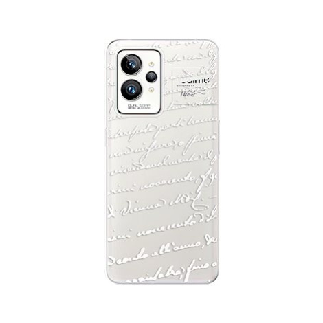 iSaprio Handwriting 01 pro white pro Realme GT 2 Pro
