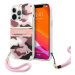 Kryt Guess GUHCP13LKCABPI iPhone 13 Pro 6,1" pink hardcase Camo Strap Collection (GUHCP13LKCABPI