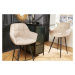 LuxD Designová barová otočná židle Vallerina béžová