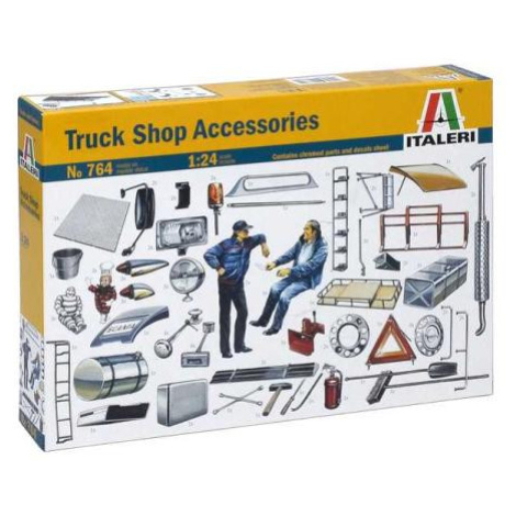 Model Kit doplňky 0764 - TRUCK ACCESSORIES (1:24) Italeri