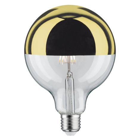 Paulmann LED žárovka E27 G125 827 6,5W Head mirror zlatá