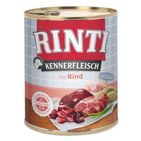 Konzerva Rinti Kennerfleisch Adult hovězí 800g