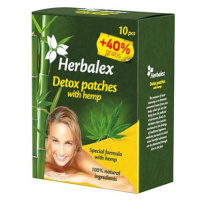 Herbalex Detoxikační náplast s konopím 10 + 40% gratis