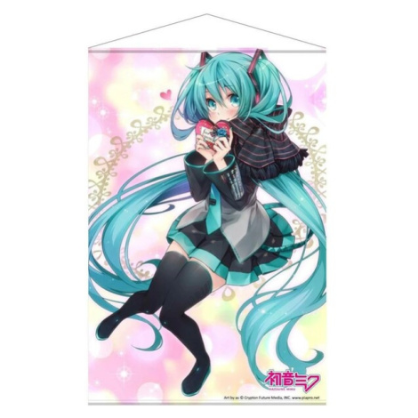Plátěný plakát Vocaloid - Miku Hatsune #6 (with Gift) 60 x 90 cm Sakami Merchandise