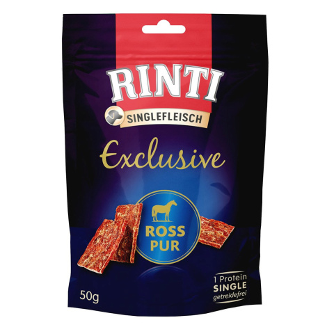 Rinti Singlefleisch Exclusive Snack, Čisté koňské maso 12 × 50 g