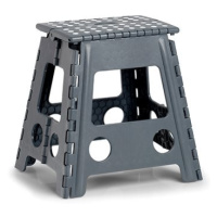 ZELLER Skládací stolička 38,5 × 31,5 × 39 cm, nosnost 150 kg šedá