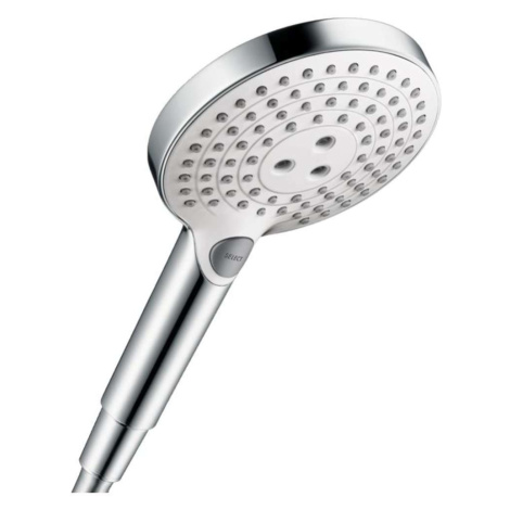 Hansgrohe Raindance Select S - Sprchová hlavice 120, 3 proudy, bílá/chrom 26530400