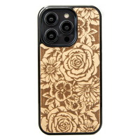 Pouzdro Bewood pro iPhone 15 Pro Růže Aniegre