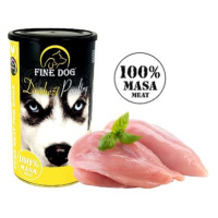 Fine Dog Konzerva drůbeží 100 % masa 1200 g