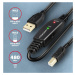 AXAGON ADR-215B USB2.0, A-M->B-M, aktivní prodlužka/repeater kabel 15m - ADR-215B