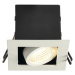 SLV BIG WHITE SADA KADUX 1, vestavné svítidlo, jedna žárovka, LED, 3000K, hranaté, bílé matné, 3