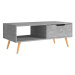 SHUMEE Konferenční stolek betonově šedý 100 × 49,5 × 43 cm dřevotříska , 326790
