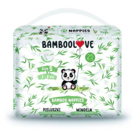 Bamboolove Pleny jednorázové Bambus vel. S 3-8 kg 25 ks