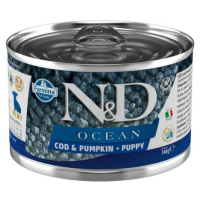 KONZERVA N&D DOG OCEAN COD & DÝNĚ ŠTĚNĚ 140g