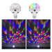 LED RGB disco koule - otočná žárovka E27