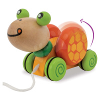 Dřevěná želva na tahání Pull along Animal Turtle Eichhorn od 12 měsíců