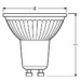 LED žárovka GU10 PAR16 LEDVANCE PARATHOM 4,3W (50W) teplá bílá (2700K), reflektor 36°