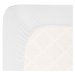 Jersey Lycra prostěradlo Andrea Simone boxspring - Bright White (11-0601) Rozměr: 140 x 200