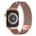 UNIQ Dante ocelový řemínek Apple Watch 42/41/40/38mm Rose růžově zlatý