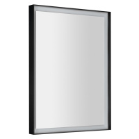 SORT zrcadlo s LED osvětlením 60x80cm, senzor, 2700-6500K, černá mat ST080S