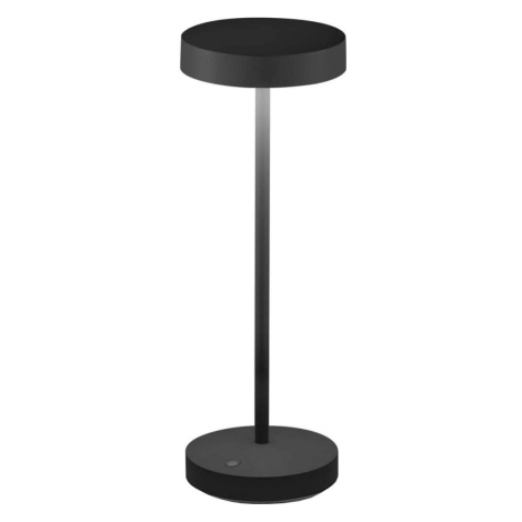 Ideal Lux Ideal Lux - LED Dotyková nabíjecí lampa TOFFEE LED/2W/5V IP54 černá