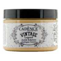 Kamínková barva Cadence Vintage Legend Antique gesso 150ml-oxide yellow žlutooranžová Aladine