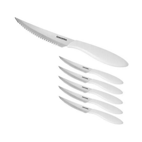 Tescoma Nůž steakový Presto 12 cm, 6 ks, bílá