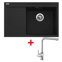 Sinks Rim 780 P Metalblack + Elka