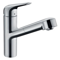 Dřezová baterie Hansgrohe Focus M42 s vytahovací sprškou chrom 71814000