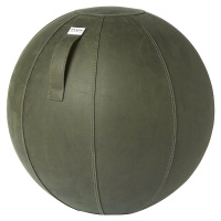 VLUV Sedací míč VEGA, veganská kůže, 600 - 650 mm, mechová zelená