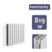 Aquamarin 77482 Aquamarin Horizontální radiátor, 819 W, 600 x 614 x 69 mm