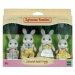 Sylvanian family Rodina šedých králíků