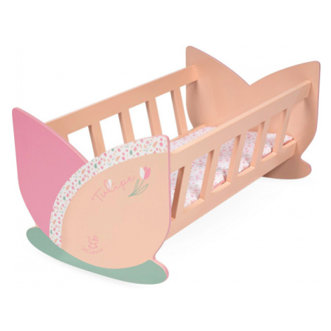 DeCuevas Toys Dřevěná kolébka pro panenky DeCuevas Tulipe 2025