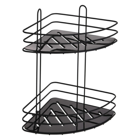 Bathroom Solutions Rohová koupelnová police Gergo černá