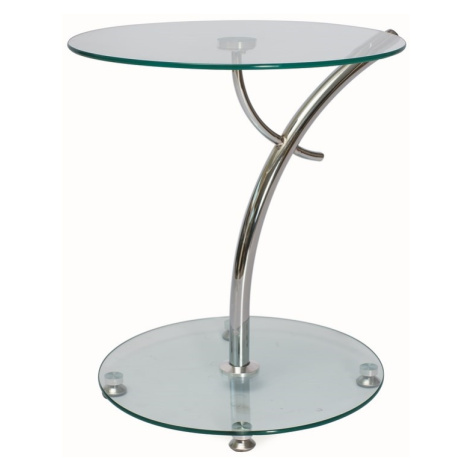 Konferenční stolek FRAMPOL, sklo/chrom Casarredo