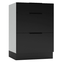 Kuchyňská skříňka Mina D60 S/3 černá