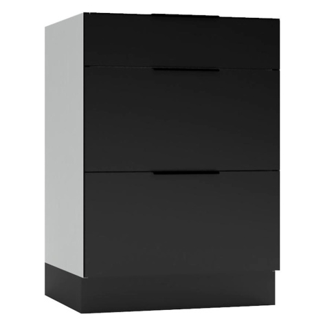 Kuchyňská skříňka Mina D60 S/3 černá BAUMAX