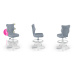 Entelo Dětská židle PETIT 4 | bílá podnož Jasmine 6