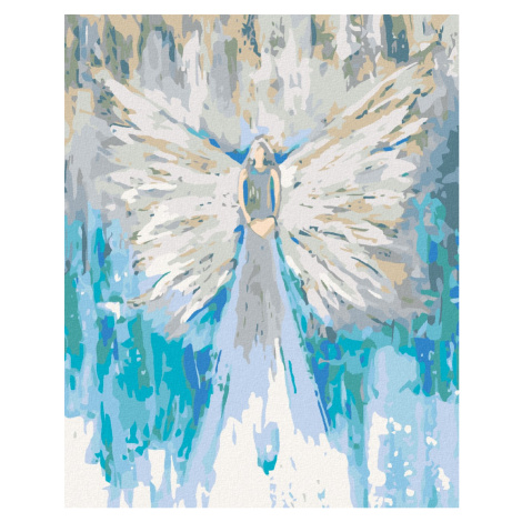Malování podle čísel - ANDĚLÉ OD LENKY - LOVE ANGEL Rozměr: 40x50 cm, Rámování: vypnuté plátno n