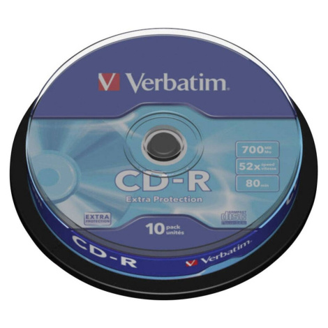 VERBATIM CD-R(10 ks)Spindle/EP/DL/52x/700MB