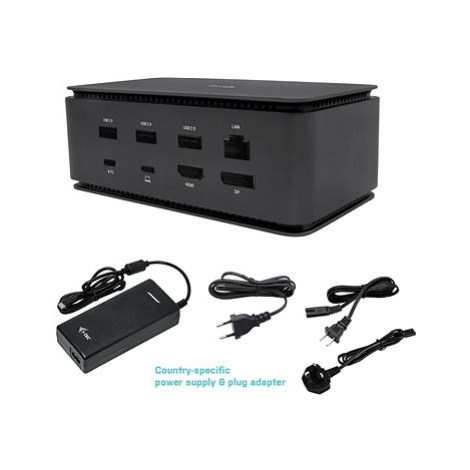 i-tec USB4 Metal Docking station Dual 4K HDMI DP, Power Delivery 80W + zdroj 112W