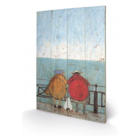 Dřevěný obraz Sam Toft - Doris Earwigging, (40 x 59 cm)
