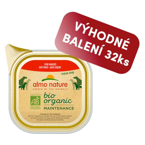 Almo Nature Daily Menu Bio WET DOG - s hovädzím 100g výhodné balenie 32ks Almo Nature Holistic